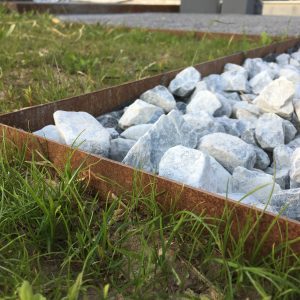 Bordures acier Corten