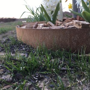 Bordures acier Corten