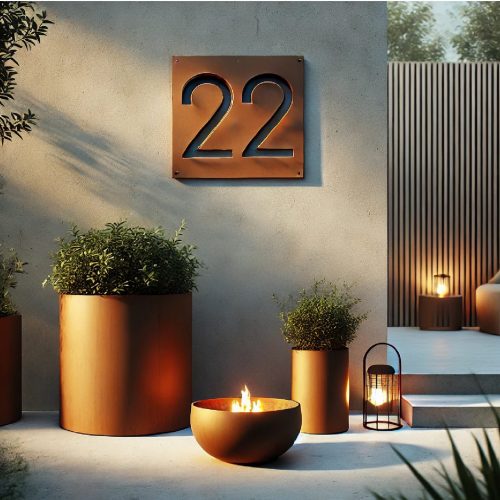 Les accessoires en acier Corten : plus qu'un matériau, un style