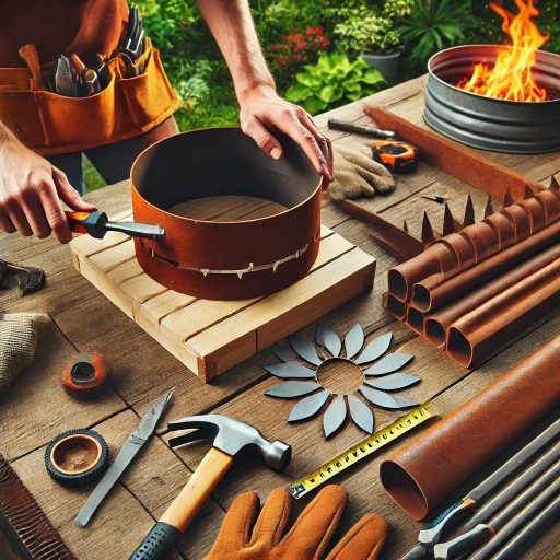 projets DIY en acier Corten