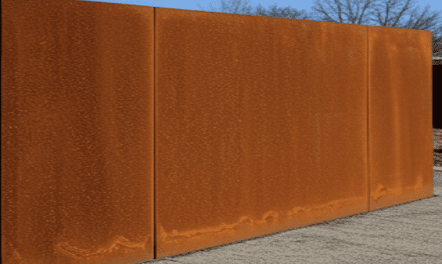 comment l’acier Corten vieillit et évolue dans le temps